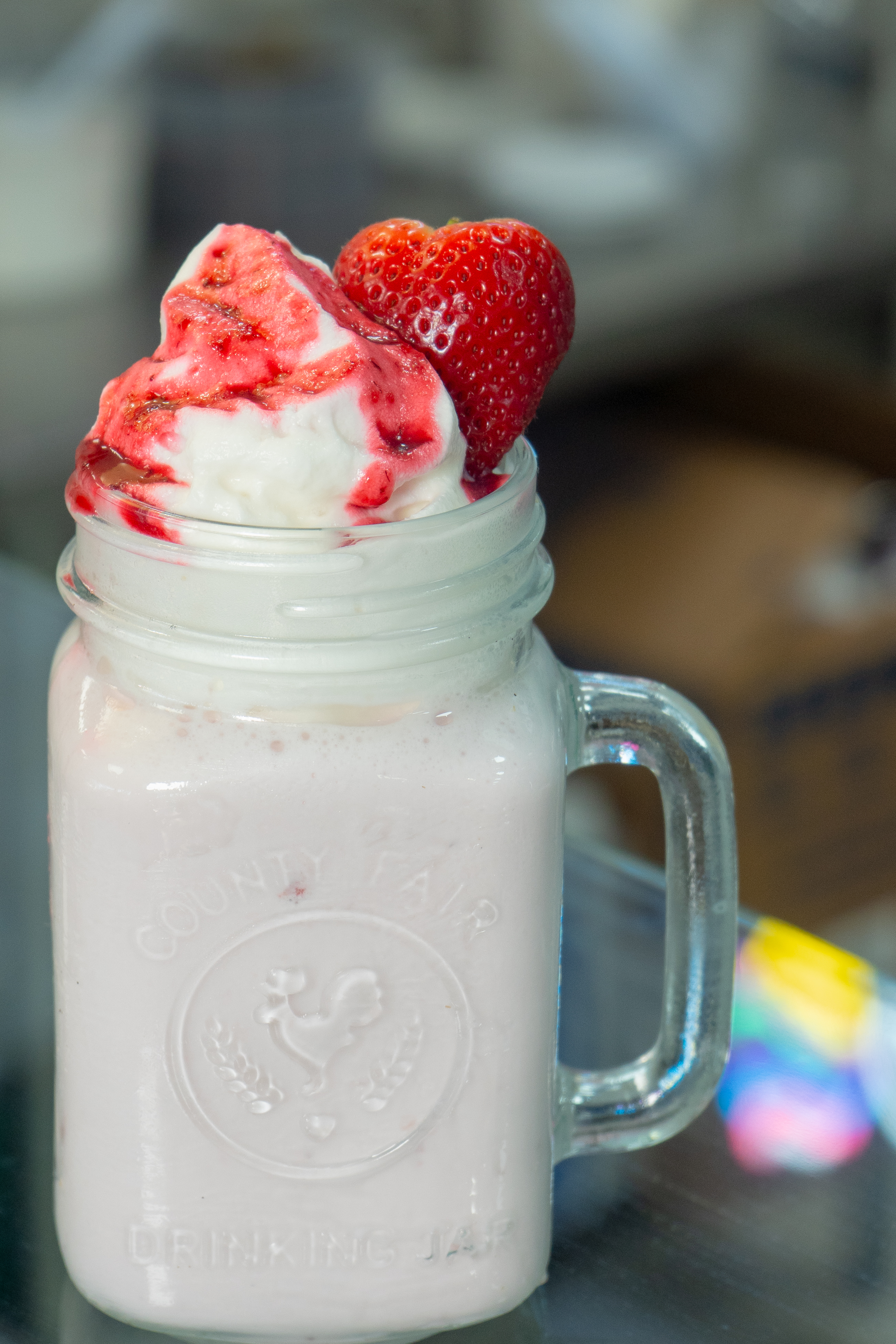 Strawberry milkshake